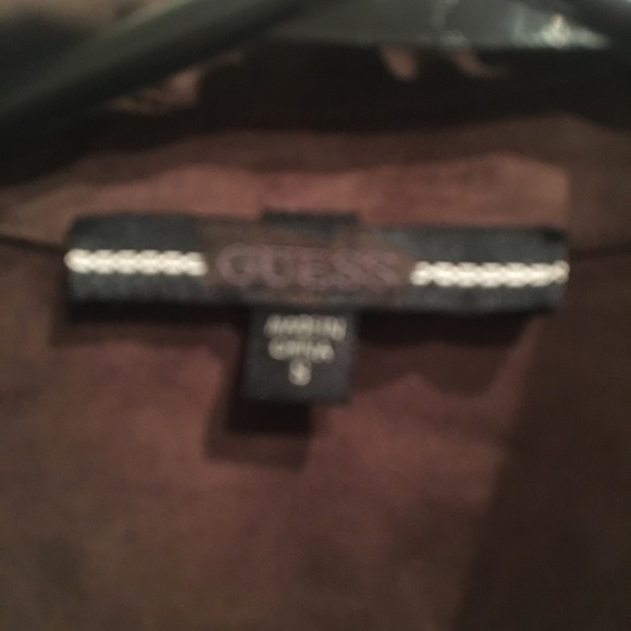 Guess  Eudokia Faux-Leather Shirt Dress nwot​​​​​ - Picture 5 of 9